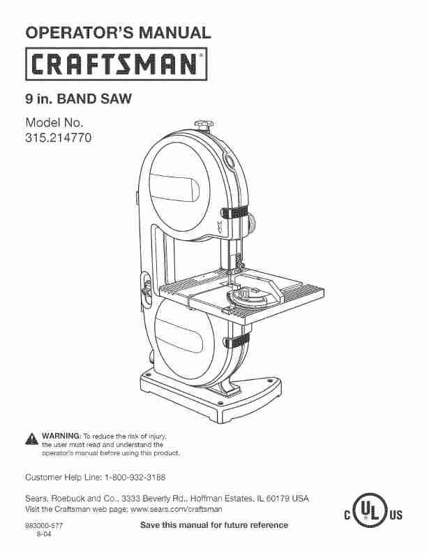 Craftsman Saw 315 21477-page_pdf